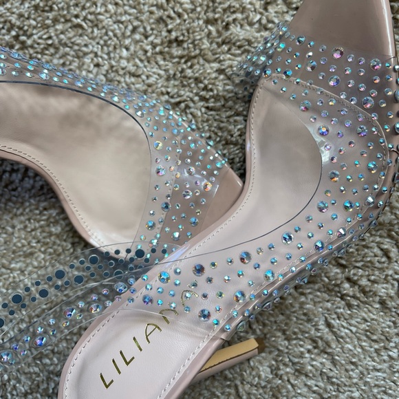 MISS LOLA - ANALEZI - NUDE
EMBELLISHED PEEP TOE HEELS - Picture 11 of 13
